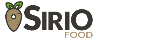Logo des Produktes, zeigt eine stilisierte Zuckerrübe mit der Schrift Sirio Food